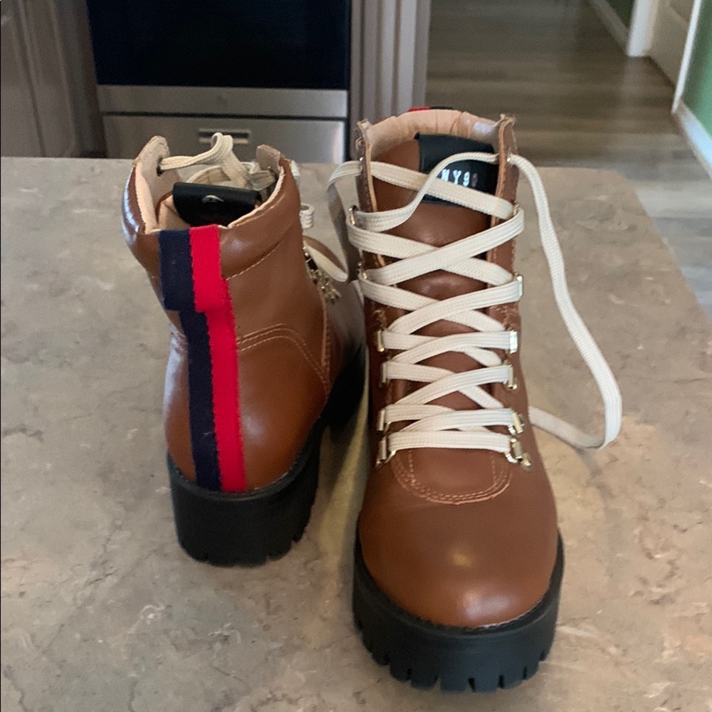 Stylish Brown Lace-Up Boots